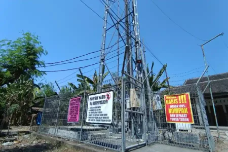 Tower BTS Ditolak Ratusan Warga Wonoasri Madiun, Polemik Dua Dokumen Hibah Mencuat Foto BeritaJatim.com