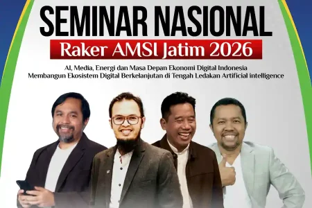 Gandeng Shopee Hingga Tokoh Media Nasional, Raker AMSI Jatim Bedah Masa Depan Ekonomi Digital dan Kecerdasan Buatan Foto BeritaJatim.com
