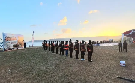 BPBD se-Jatim Semarakkan Gelar Peralatan 2026 di Pantai Pancer Door Pacitan Foto BeritaJatim.com
