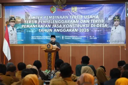 Pemkab Mojokerto Tingkatkan Kapasitas 95 Desa dalam Pengelolaan Jasa Konstruksi Foto BeritaJatim.com