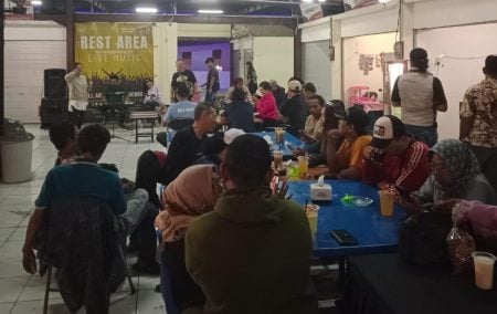 Rest Area Gunung Gedangan di Kota Mojokerto Disulap Jadi Pusat UMKM, Seni, dan Hiburan Foto BeritaJatim.com