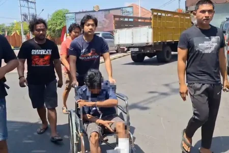 Residivis Curi Truk di Ngawi, Polisi Tembak Kaki Pelaku Saat Disergap Foto BeritaJatim.com