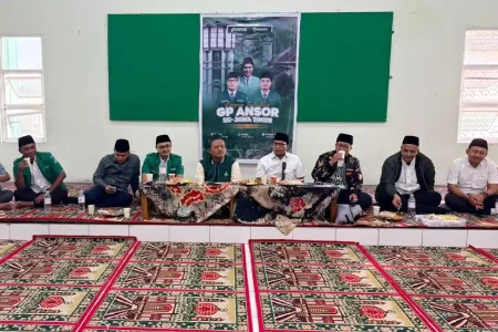 Ramaikan Arena Muktamar ke-35 NU, PW GP Ansor Jatim Gelar Njagong Instruktur Foto BeritaJatim.com
