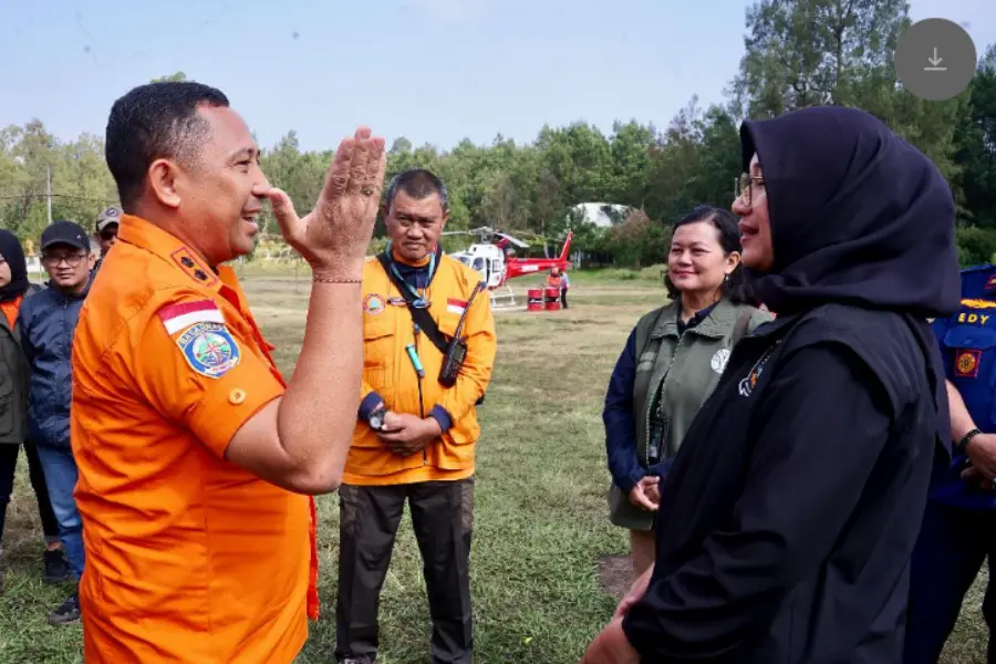 Karhutla Kawah Ijen Banyuwangi Mulai Mereda Foto BeritaJatim.com