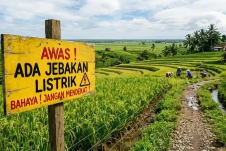 Jebakan Tikus Listrik Telan 11 Nyawa di Bojonegoro, Berani Pasang Terancam 5 Tahun Penjara Foto BeritaJatim.com