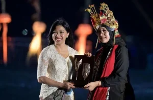 Drone Fireworks, Salah Satu Kunci Gandrung Sewu 2026 Pukau Puluhan Ribu Penonton Foto BeritaJatim.com