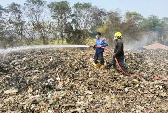Kebakaran TPA Paguan Bondowoso, Hujan Bantu Kerja Petugas