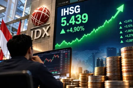 IHSG Menguat 4,90%, Investor Asing Jual Bersih Rp 8 Triliun Foto BeritaJatim.com