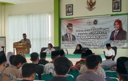 Kemenhaj Pamekasan Sosialisasikan Persiapan Penyelenggaraan Ibadah Haji 2027 Foto BeritaJatim.com