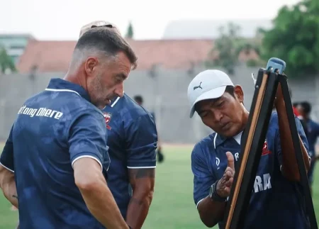 Madura United Bertekad Lanjutkan Tren Kemenangan di Pamekasan Foto BeritaJatim.com