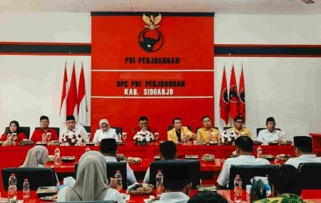 Gerindra, PDIP, Golkar, dan Demokrat Kompak Kawal Pembangunan Sidoarjo Foto BeritaJatim.com