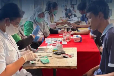 Lapas Mojokerto Gelar Cek Kesehatan Gratis dan VCT, 155 Warga Binaan Jalani Pemeriksaan Foto BeritaJatim.com