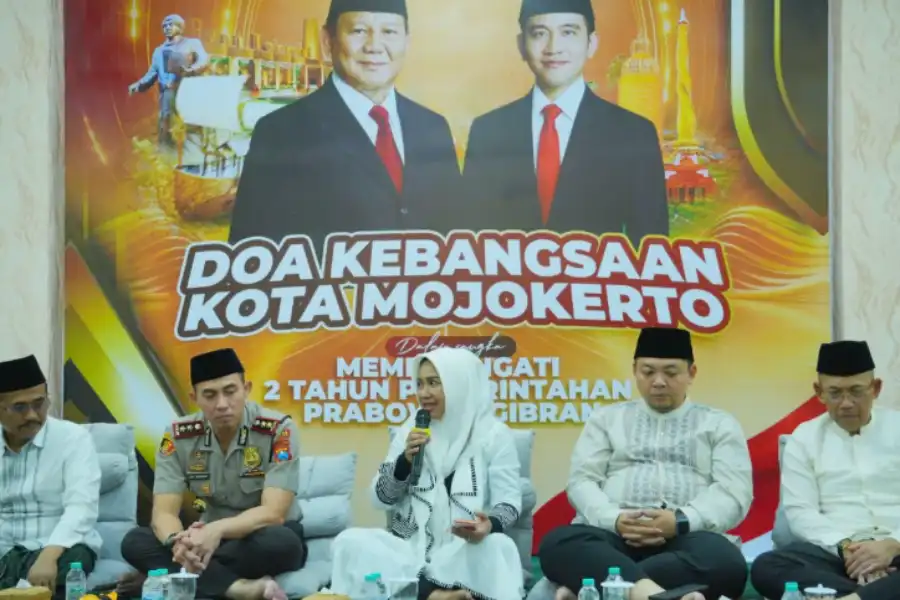 Ning Ita Soroti Capaian Ekonomi 6,05 Persen dalam Doa Kebangsaan Bersama Polres Mojokerto Kota