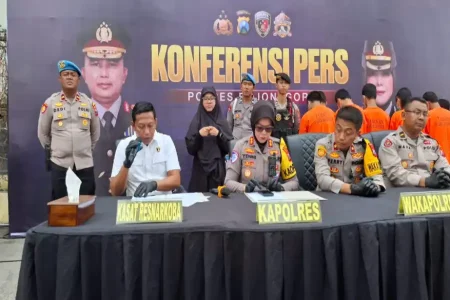 Polres Bojonegoro Ungkap 8 Kasus Narkoba, 11 Tersangka Diamankan Foto BeritaJatim.com