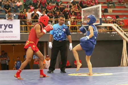 Kejurprov Wushu Jatim di Kediri Diikuti 1.306 Atlet, Jadi Ajang Pembinaan Talenta Muda Foto BeritaJatim.com