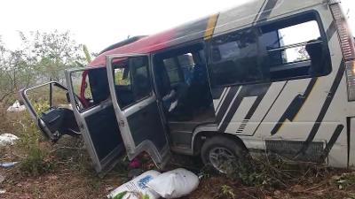 Hasil Olah TKP Kecelakaan Isuzu Elf di Jalur Gotekan Pacet Mojokerto Mengarah ke Rem Blong Foto BeritaJatim.com