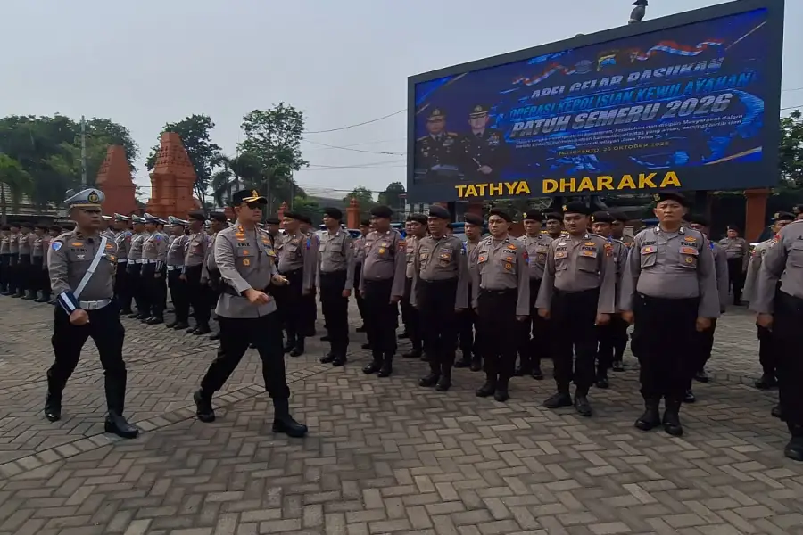 Operasi Patuh Semeru 2026 di Mojokerto, Tilang Manual Dimulai Pekan Kedua Foto BeritaJatim.com